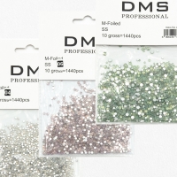 Стразы DMS Professional "Опалы" 1440шт (ss-03, Белые, Серебряное дно)